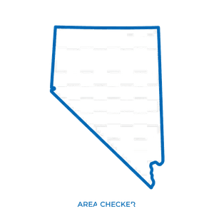 Nevada service area map